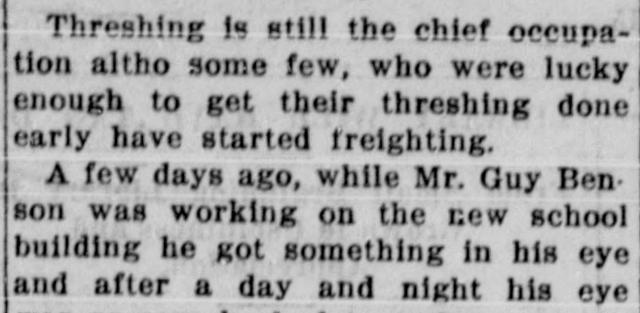 The opening of the article as printed in the American Falls Press, September 16, 1915, page 2. Library of Congress, Chronicling America.