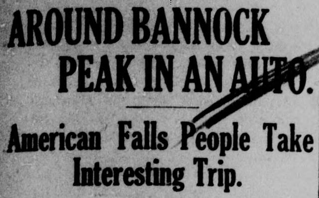 The opening of the article as printed in the American Falls Press, July 20, 1911, page 1. Library of Congress, Chronicling America.