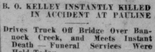The opening of the article as printed in the American Falls Press, December 24, 1918, page 1. Library of Congress, Chronicling America.