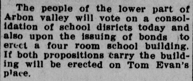 The article as printed in the American Falls Press, June 29, 1911, page 2. Library of Congress, Chronicling America.
