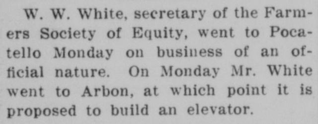 The article as printed in the American Falls Press, June 25, 1914, page 5. Library of Congress, Chronicling America.