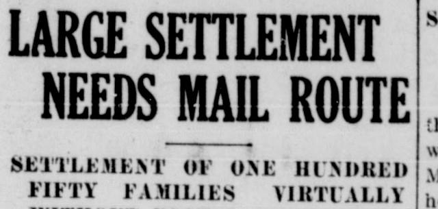 The opening of the article as printed in the American Falls Press, October 15, 1914, page 1. Library of Congress, Chronicling America.