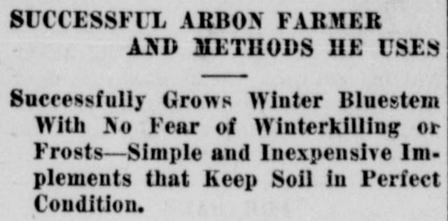 The opening of the article as printed in the American Falls Press, October 28, 1915, page 1. Library of Congress, Chronicling America.