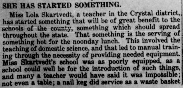 The opening of the article as printed in the American Falls Press, December 30, 1915, page 2. Library of Congress, Chronicling America.