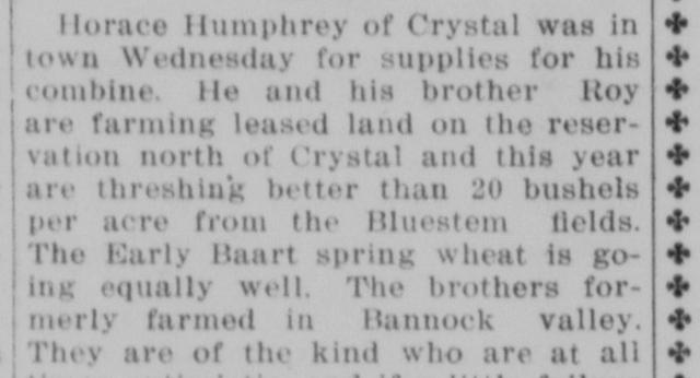 The opening of the article as printed in the American Falls Press, September 13, 1918, page 6. Library of Congress, Chronicling America.