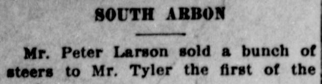 The opening of the article as printed in the American Falls Press, September 9, 1915, page 2. Library of Congress, Chronicling America.