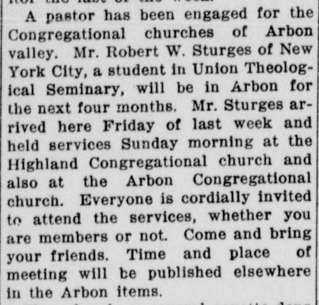 The article as printed in the American Falls Press, June 3, 1915, page 4. Library of Congress, Chronicling America.
