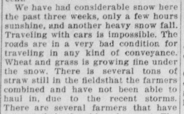 The opening of the article as printed in the American Falls Press, November 12, 1920, page 2. Library of Congress, Chronicling America.