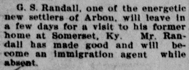 The article as printed in the American Falls Press, December 14, 1911, page 6. Library of Congress, Chronicling America.