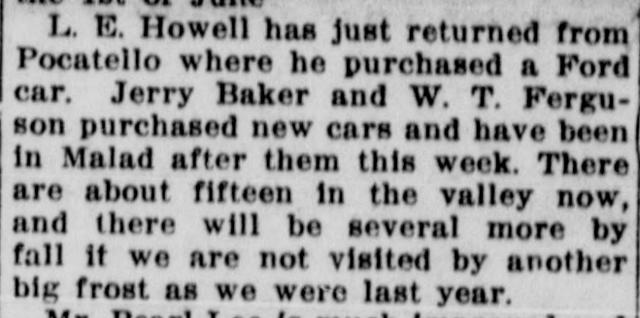 The article as printed in the American Falls Press, June 17, 1915, page 1. Library of Congress, Chronicling America.