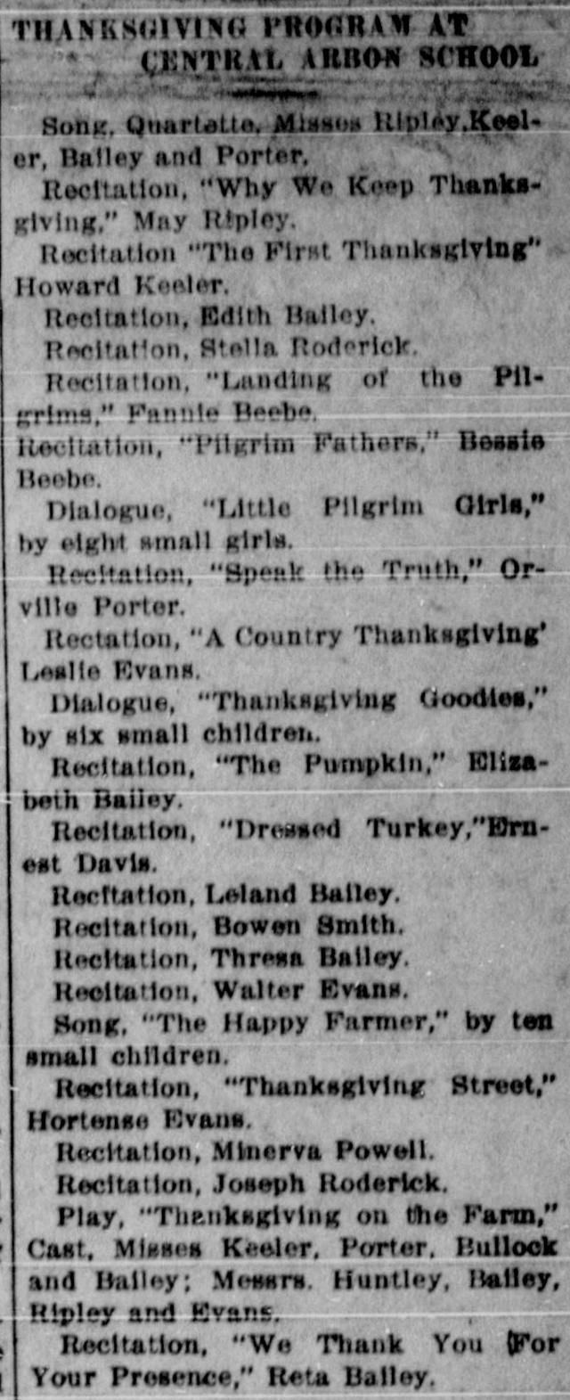 The opening of the article as printed in the American Falls Press, December 9, 1915, page 1. Library of Congress, Chronicling America.