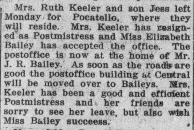The article as printed in the American Falls Press, March 17, 1922, page 4. Library of Congress, Chronicling America.