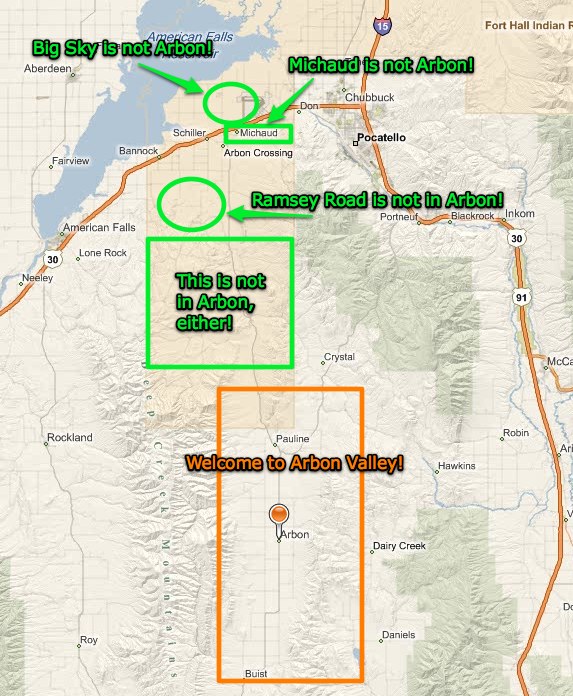 Map of Arbon, ID – Bing Maps